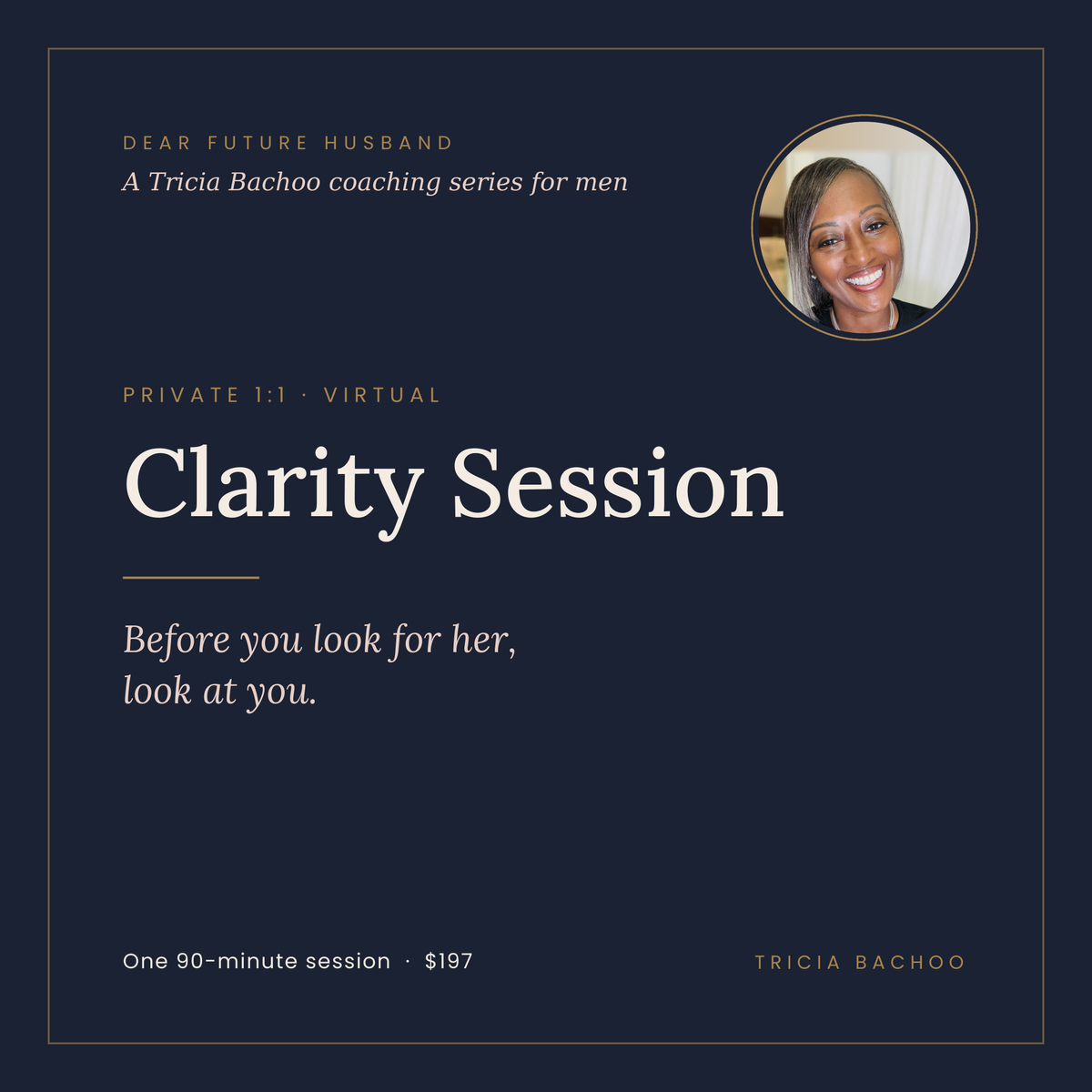 Clarity Session — 90-Minute Private Coaching for Men