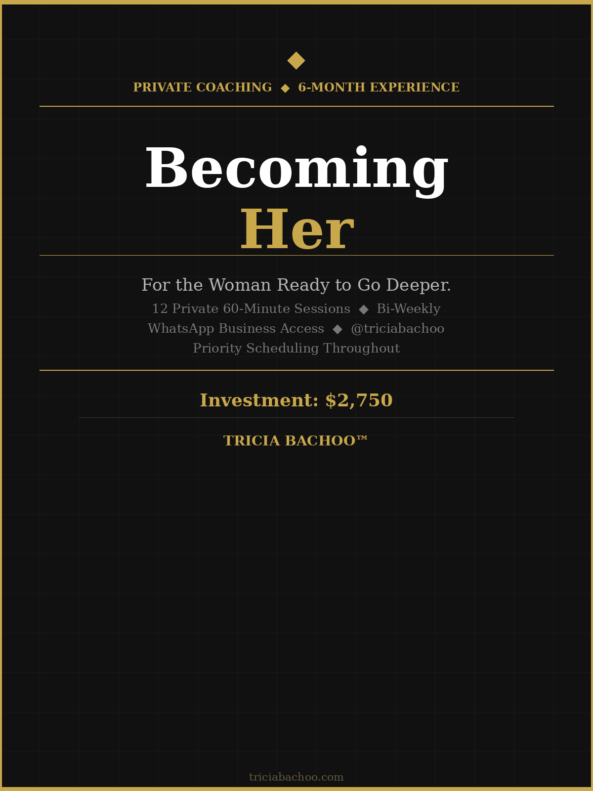 Becoming Her — 6-Month Private Coaching Experience