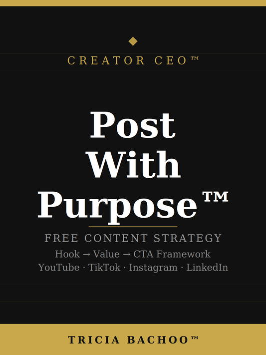 Post With Purpose — Free Content Strategy Guide