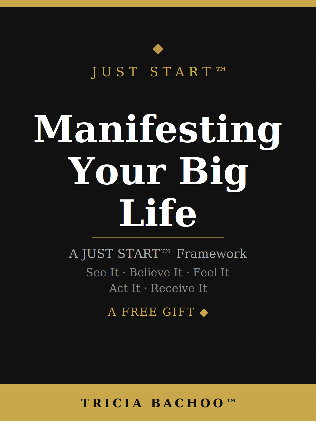 Manifesting Your Big Life: A JUST START™ Framework — Free Download