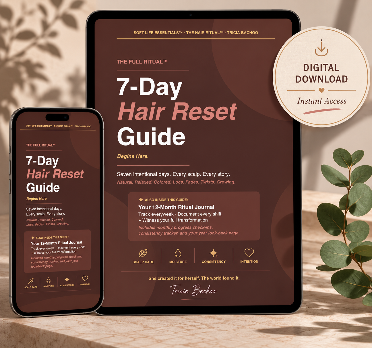 The Full Ritual™ — 7-Day Hair Reset Guide  to Restore Thinning Hair and Scalp Health