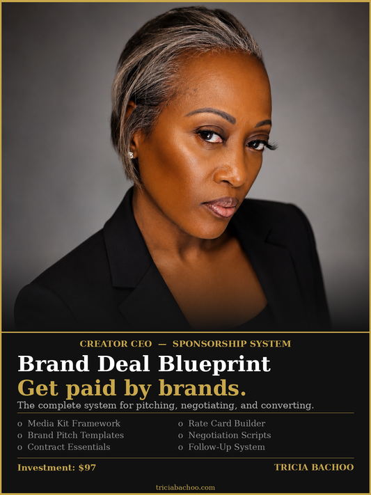 Brand Deal Blueprint — Get Paid by Brands