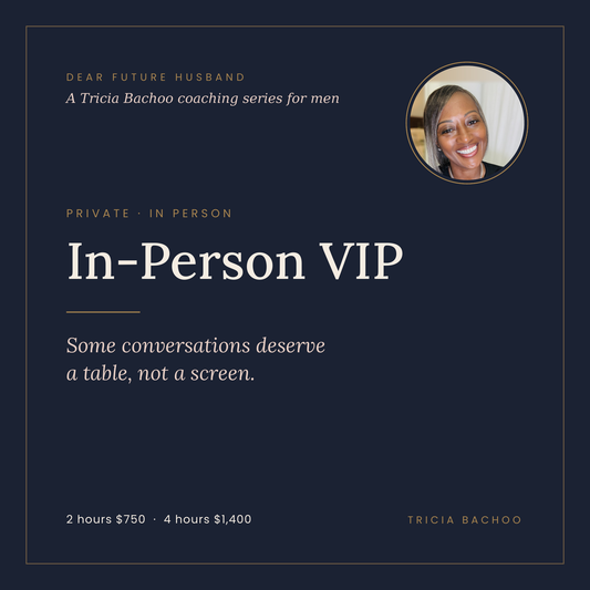 In-Person VIP Session — Private Coaching for Men