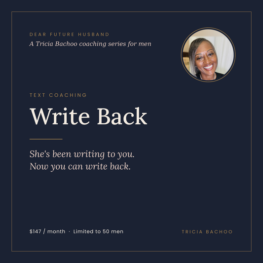 Write Back — Monthly Text Coaching for Men